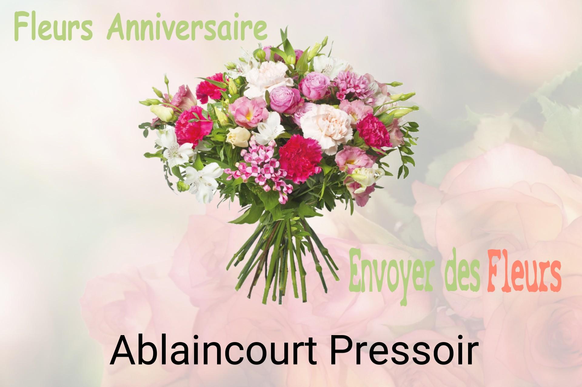 Bouquet de fleurs d’anniversaire livré à Ablaincourt-Pressoir
