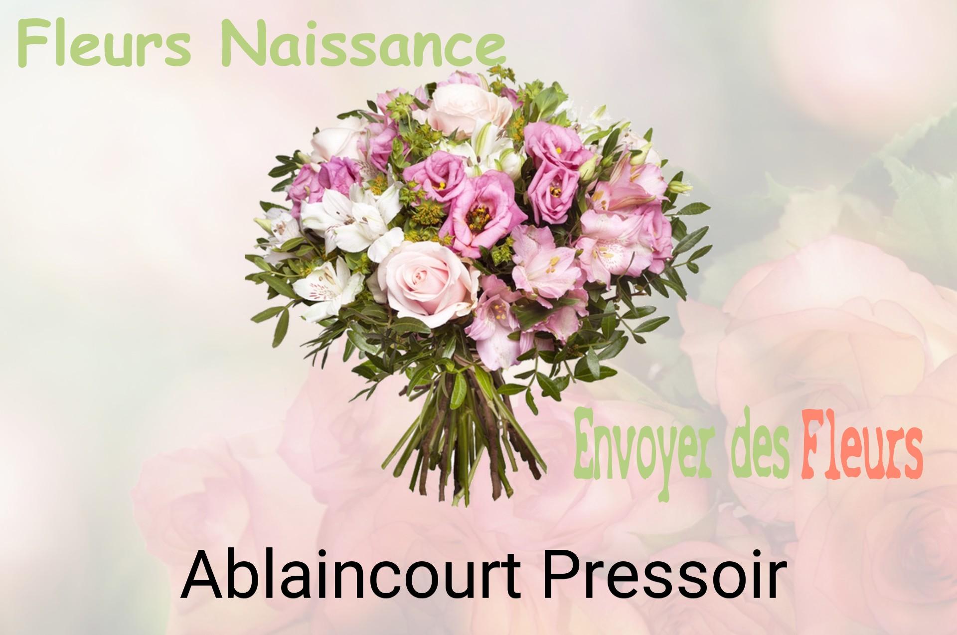 Bouquet de fleurs de naissance livré à Ablaincourt-Pressoir
