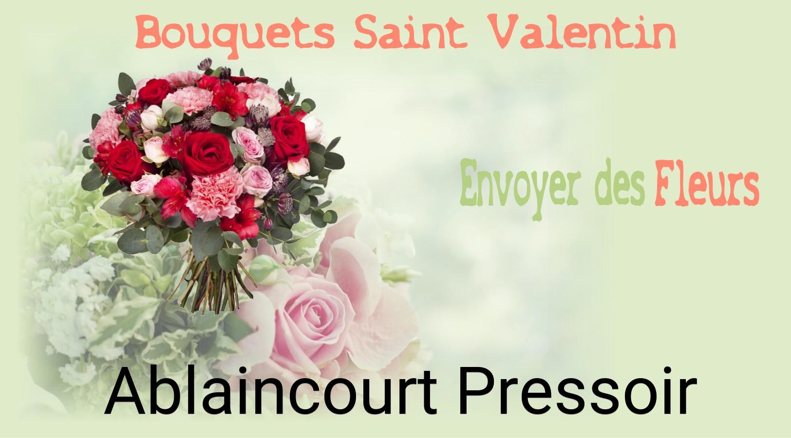 Roses de Saint-Valentin livrées à Ablaincourt-Pressoir